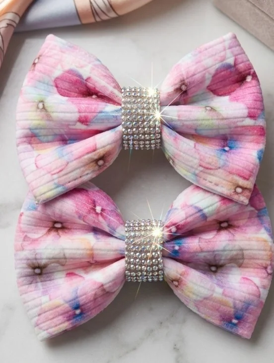 Blush Corduory Cream Bow Set🎀✨