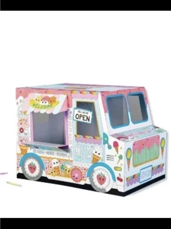 Create-Your-Own Food Coloring Truck Kit Kid Activities- Mondo Llama T™