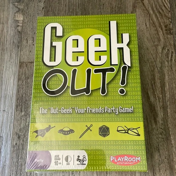 Geek Out! NIB party board game