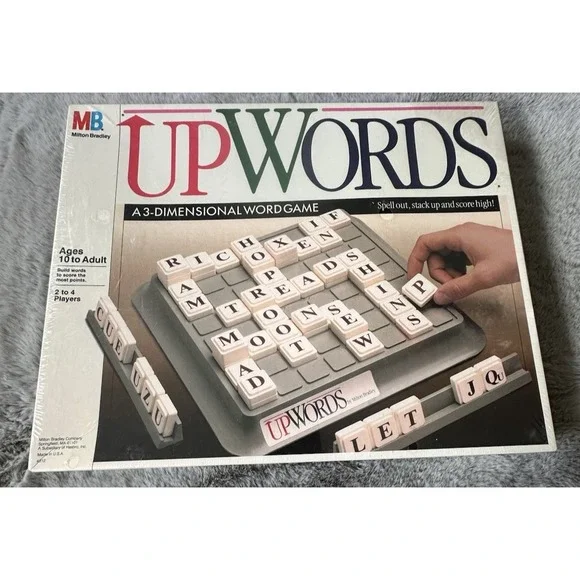 Up Words by Milton Bradley 3-Dimensional Word Game‎ Ages 10 to Adult