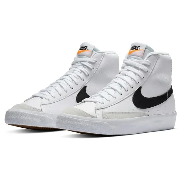 Nike Blazer Mid‎ '77 Vintage Shoes White Black Sail BQ6806-100 Men's Size 13