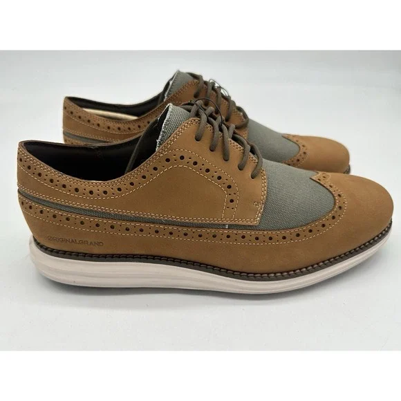 Size 10 - Cole Haan Øriginal ZeroGrand Wing Ox Golf Shoes Water Resistant C36899
