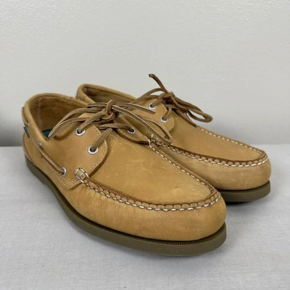 Eastland Men's 11 Boat Shoes Peanut Sea Dog Leather‎ NEW