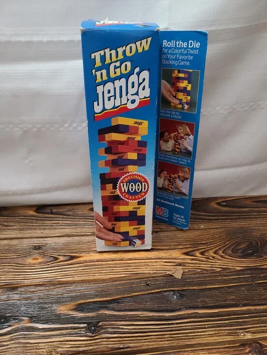 Vintage Throw 'n Go Jenga Game