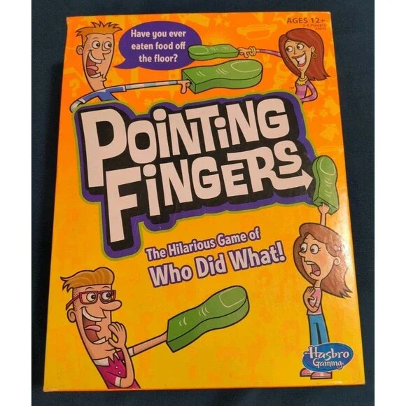 2013 Pointing Fingers Who Did What! Family Game 100% Complete