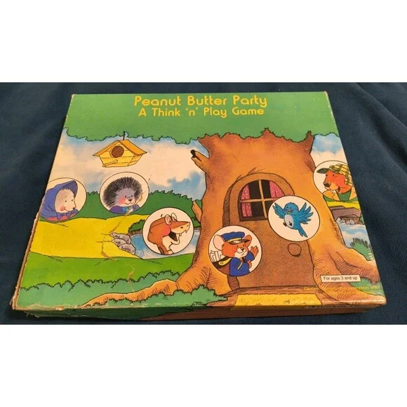 1990 Peanut Butter Party A Think N Play Game By Thinking Well 99% Complete