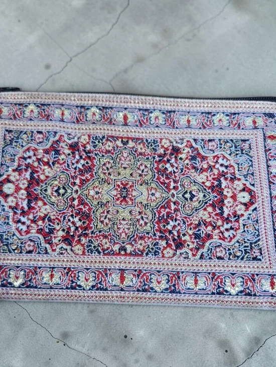 Oriental Carpet Woven Change Purse, Coin Purse