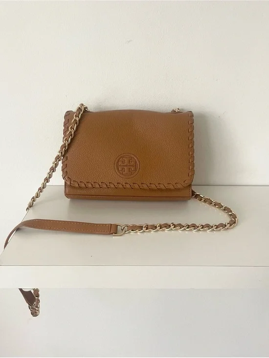 Tory Burch Camel Brown Shoulder Bag
