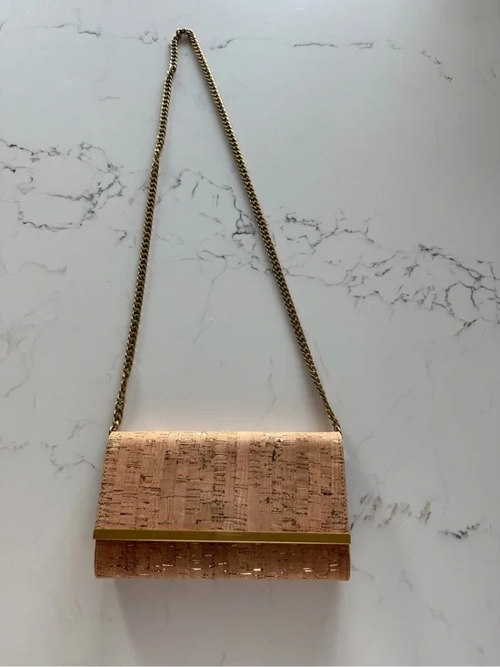 JCrew purse/clutch with gold chain