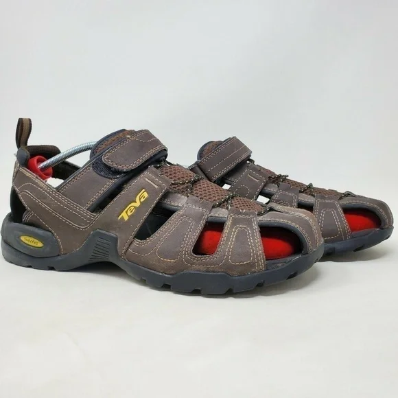 Teva Men's M Forebay Sandals Coffee Brown 1001116 Size 11
