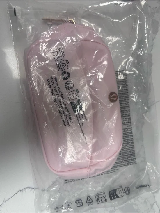 lululemon athletica Light Pink Wristlet Clutch