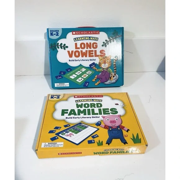 LEARNING PUZZLES: LONG‎ VOWELS AND WORD FAMILIES K-2