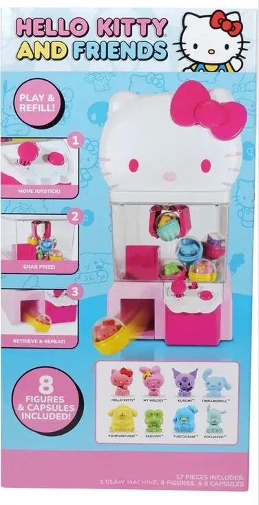 Rare Vintage Sanrio Hello Kitty & Friends Claw Machine Playset