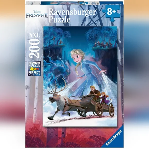 Ravensburger Frozen 2 puzzle featuring Elsa and friends 200 pieces Kids Toys