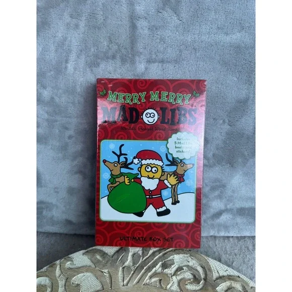 Merry Merry Mad Libs Ultimate Box Set Christmas Word Game Books‎ Stickers