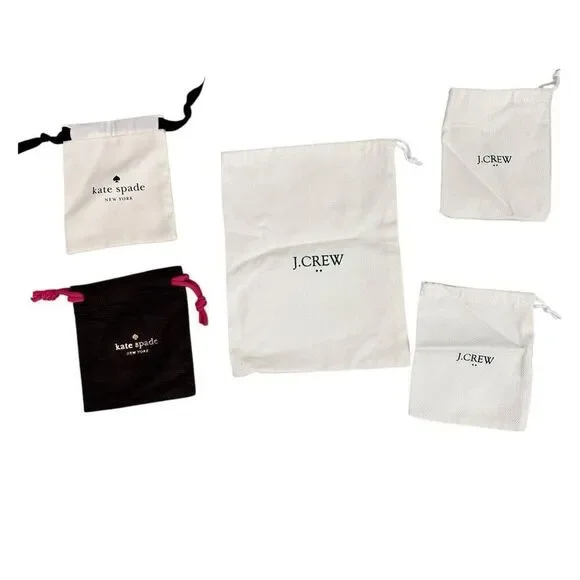 J. Crew Kate Spade Dust Bags Pouches