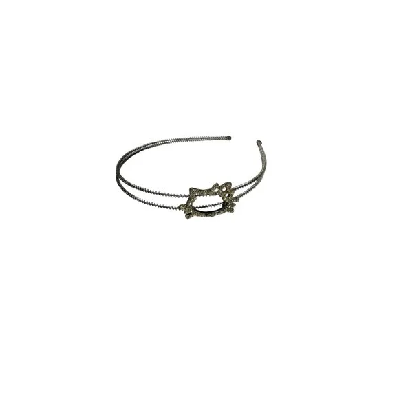 NEW girls metal kitty cat rhinestone‎ headband