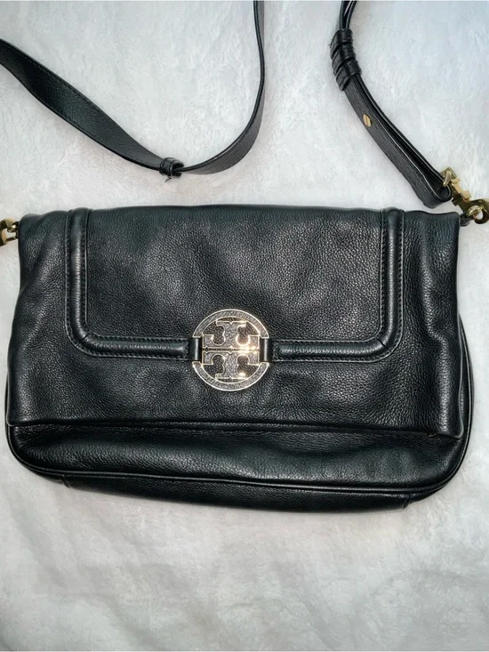 Tory Burch Black Leather Crossbody Bag
