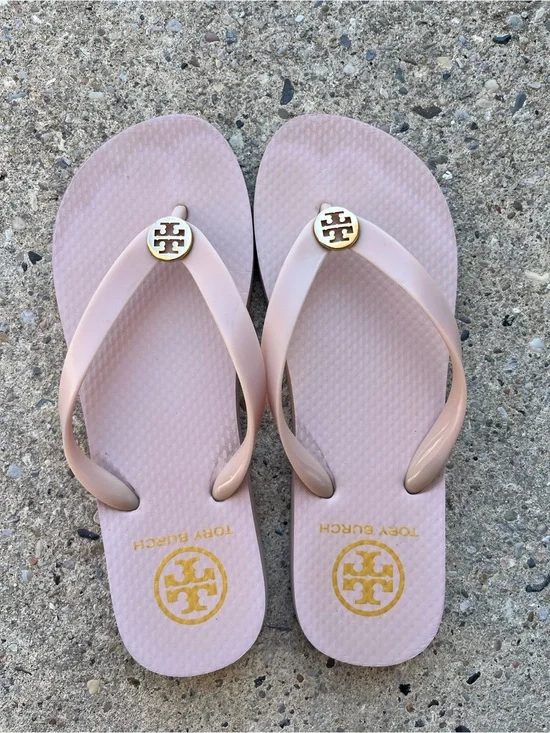 Tory Burch Blush Pink Flip Flops size 7