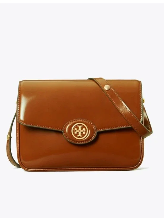 Tory Burch ROBINSON SPAZZOLATO SHOULDER BAG