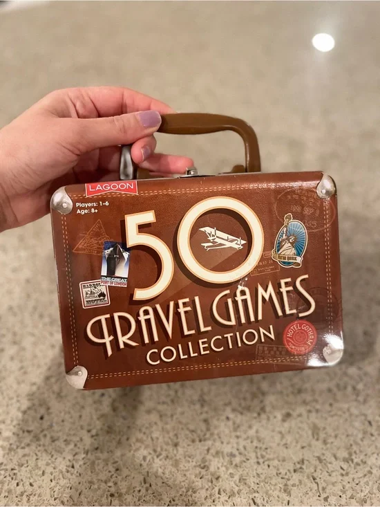 50 Travel Games Collection - Brown