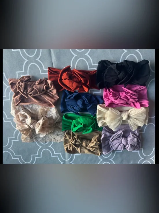 Baby Girls Soft Stretch Headwraps - Assorted Colors babybling