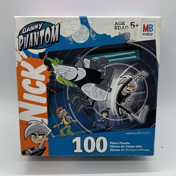 Vintage 2005 Danny Phantom Puzzle 100 Pieces Nickelodeon Complete READ