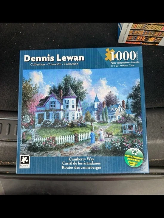 Dennis lewan Cranberry Way 1000-Piece Jigsaw Puzzle - pieces in ziplock bag