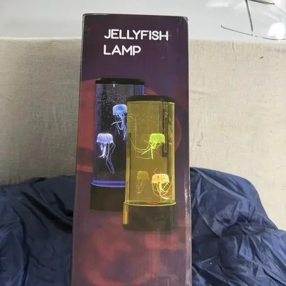 LED Jellyfish Lamp Round with Vibrant 7 Color Changing Light Effects
