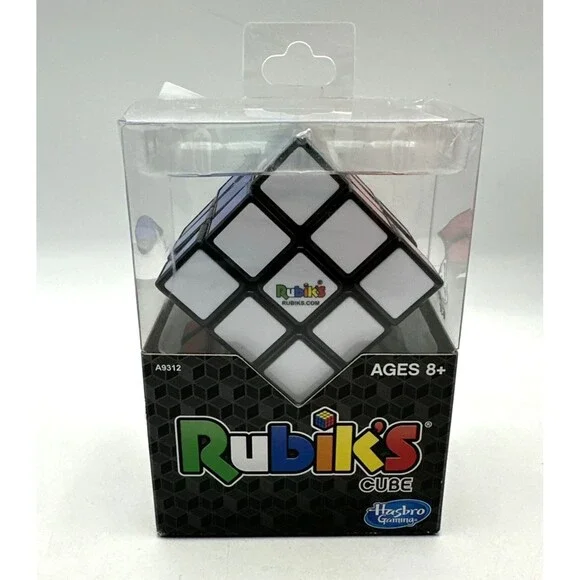 Rubik Puzzle Cube Game With Stand Rubik's Hasbro Toy Original NEW SEALED