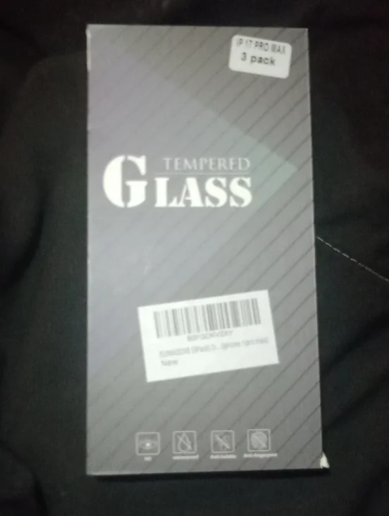 Tempered Glass Screen Protector I-Phone 17 Pro Max 3pack