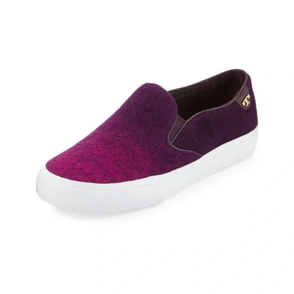 Tory Burch Rudi 'Stardust' Ombre Slip-On Sneakers in Purple/Pink