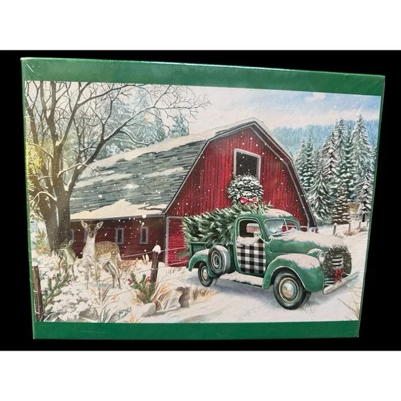 Lively Christmas The Warm Scene 1000 Piece Jigsaw Puzzle New Sealed
