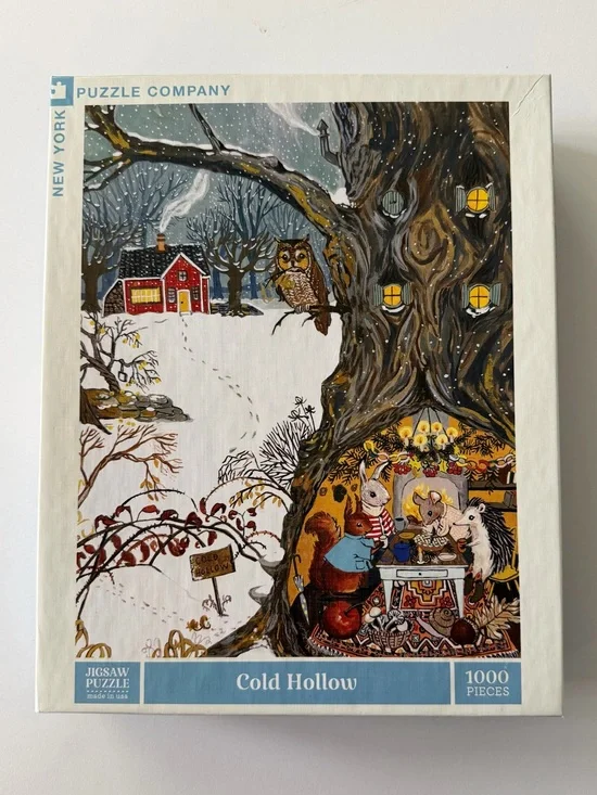 New York Puzzle Company Cold Hollow Jigsaw Puzzle - 1000 Piece