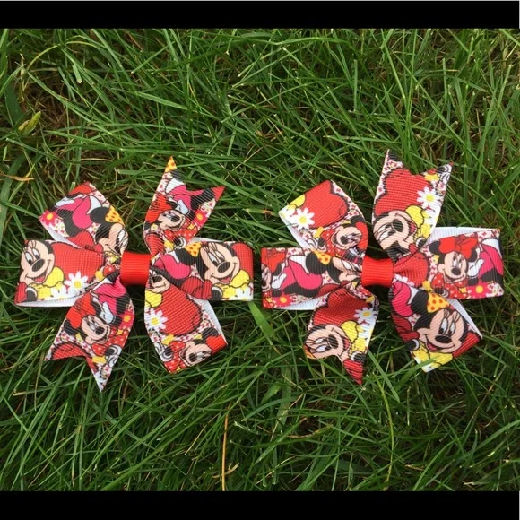 Minnie Mouse Hair Bows 2pk‎
