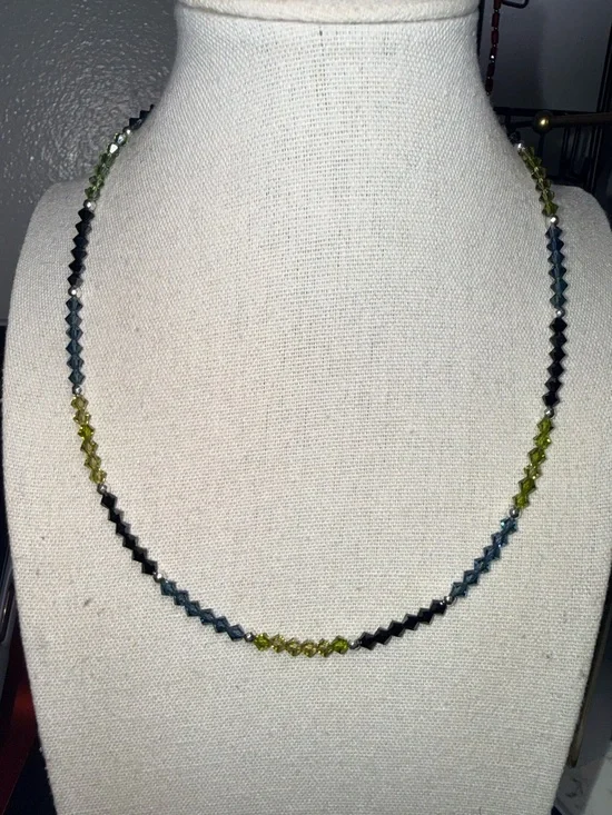 Swarovski Crystal Necklace | 4mm Crystal Beads | 17.5” Necklace