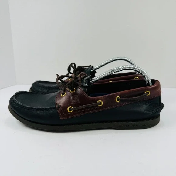 Sperry Top-Sider Mens 11 M Authentic Original 2-Eye Leather Boat Shoes 0191486