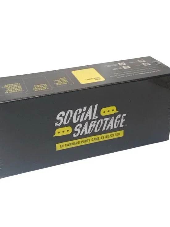 BuzzFeed Social Sabotage Card Game New Sealed Adult Awkward Party Game New