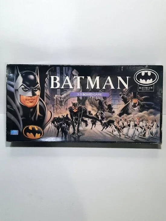 Batman Returns 3D Board Game COMPLETE Parker Brothers 1992 Tim Burton DC Comics