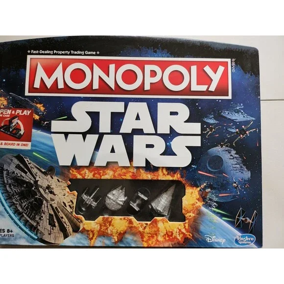 Star Wars Monopoly Disney Edition 2015 Complete