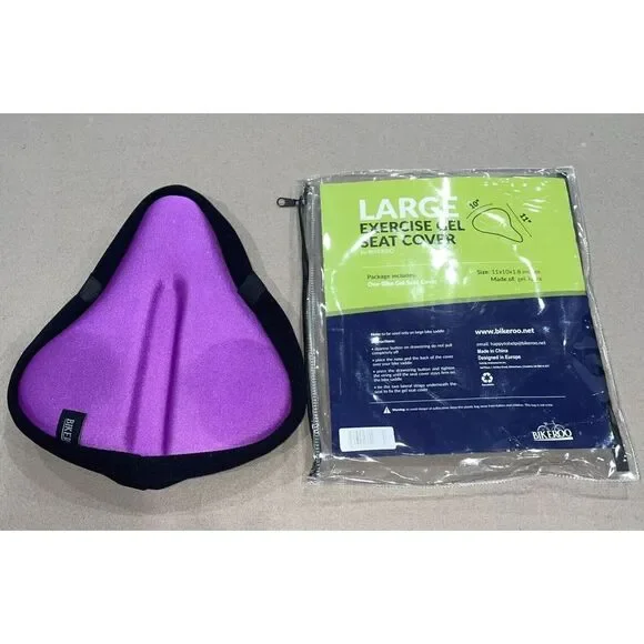 Bikeroo LARGE Exercise Bike Seat Cushion COVER 10x11