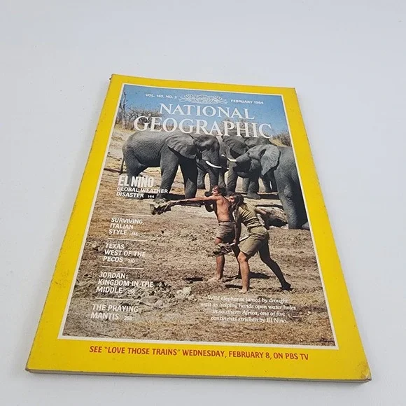 National Geographic Magazine February 1984 No‎ Insert