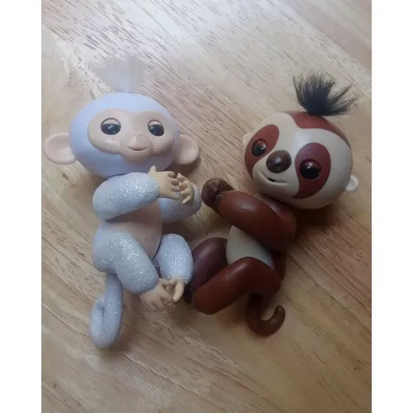 Clean/Working Fingerling White Monkey and Brown Sloth‎