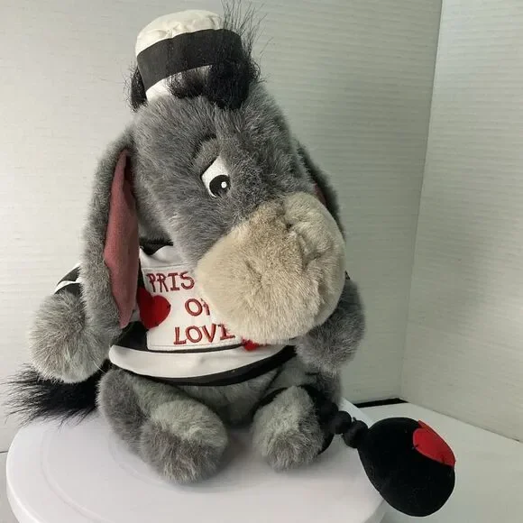 Disney Store Eeyore Prisoner Of Love Plush 11