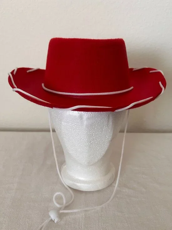 Red Felt Kid's Western Cowboy Hat