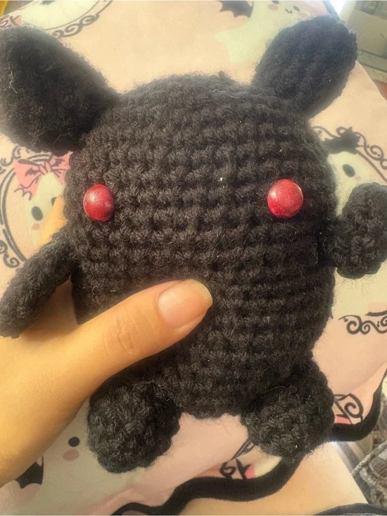 Handmade Crochet Mothman