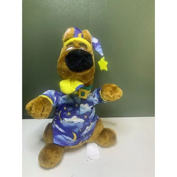 Vintage 12‎ Inch Cartoon Network Scooby Doo Goodnight Plush Stuffed Animal