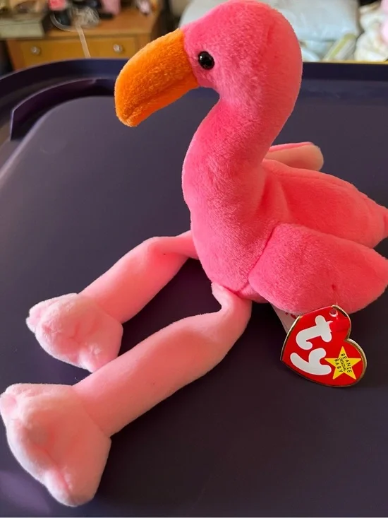 Pinky the Flamingo Beanie Baby