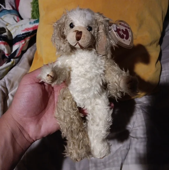Vintage 1993 Ty Attic Treasures Scruffy Dog Jointed 9