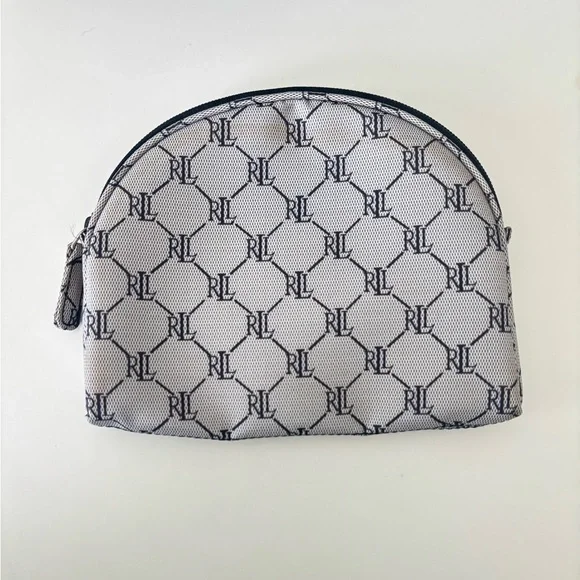 RALPH LAUREN VINTAGE MAKEUP ZIPPER TRAVEL BAG